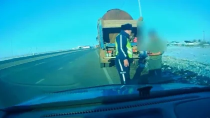 Водителя КамАЗа под воздействием наркотиков задержали на трассе Павлодар – Кызылорда