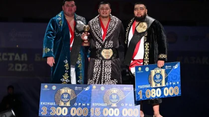 Победителей турнира по қазақ күресі «Қазақстан Барысы-2025» объявили в Астане