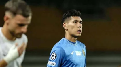 Лига чемпионов отметила эффектный сейв Анарбекова из алматинского «Кайрата»