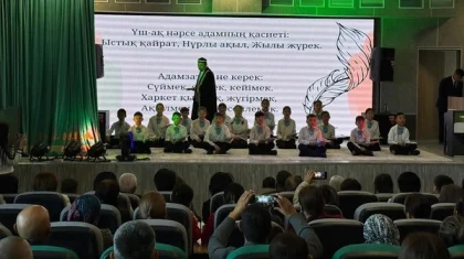 В области Абай в новой школе «Келешек мектеп» прошел день открытых дверей в необычном формате