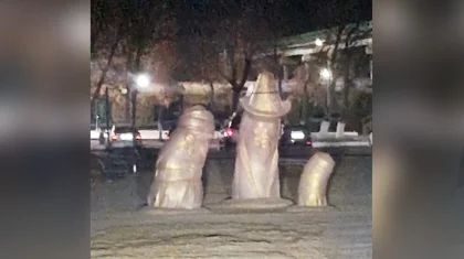 «На что похоже?»: перекраска скульптур вызвала волну шуток в Караганде