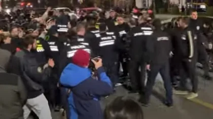 Массовая акция протеста в поддержку арестованной журналистки прошла в Тбилиси