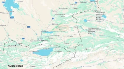 Землетрясение магнитудой 4 произошло у границы с Казахстаном