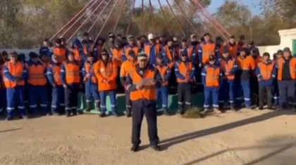 КТЖ направил рабочую группу в Мангистау из-за видео работников станции Бейнеу