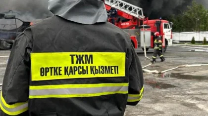 Спасатели эвакуировали 33 человека при пожаре в девятиэтажке в Астане