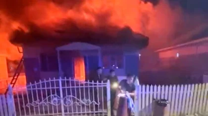 Полицейские спасли мужчину из горящего дома в Талдыкоргане (ВИДЕО)