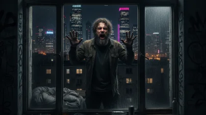 Ночные крики бездомного пугают жителей Алматы (ВИДЕО)