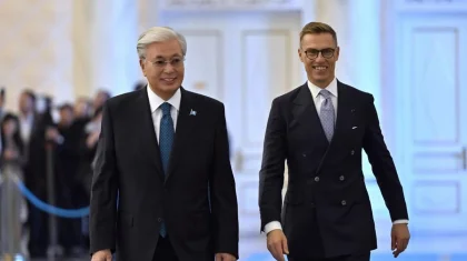 В Акорде прошла церемония встречи президента Финляндии (ФОТО)