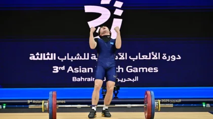 Казахстанские тяжелоатлеты завоевали золото и серебро на юношеских Азиатских играх