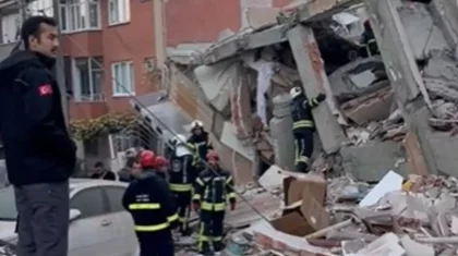 В пригороде Стамбула обрушился жилой дом: под завалами могут быть люди