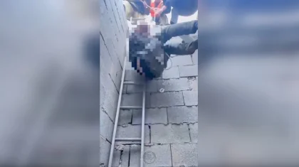 Упавшего в 4-метровую яму мужчину спасли в Алматинской области (ВИДЕО)