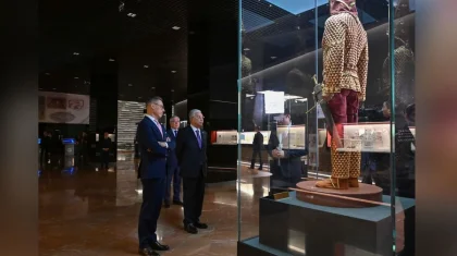 Президенты Казахстана и Финляндии посетили Национального музея (ФОТО)