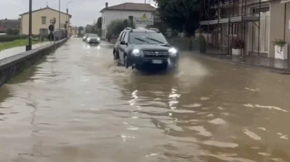На Италию обрушились ливни (ВИДЕО)