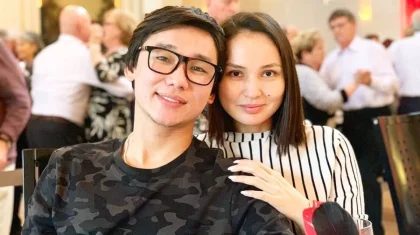 Жулдыз Абдукаримова показала, как поддерживает мужа перед концертом