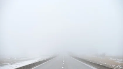 Из-за сильного ухудшения погоды МВД обратилось к казахстанским водителям