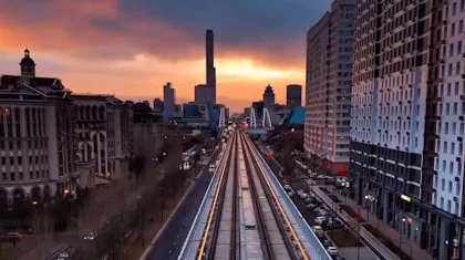 Вид из LRT в Астане: опубликовано впечатляющее видео с дрона