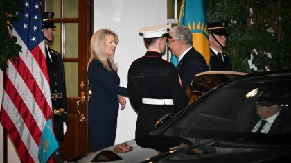 Токаев прибыл в Белый дом: ожидается встреча с Трампом (ВИДЕО)