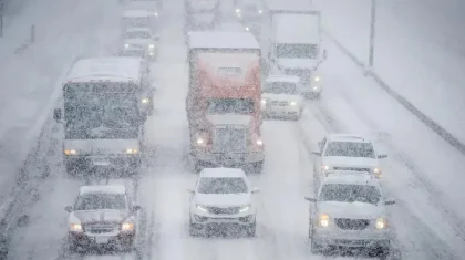 Дождь и снег ожидаются на трассах в восьми областях Казахстана