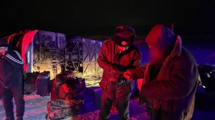 Автобус с пассажирами перевернулся в Павлодарской области: есть погибший и пострадавшие