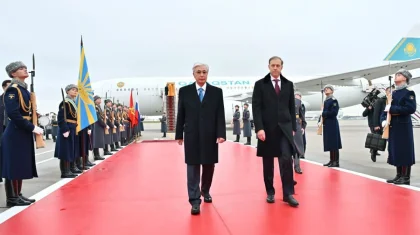 Токаев прибыл с государственным визитом в Москву (ФОТО, ВИДЕО)