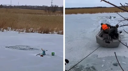 Пенсионер на рыбалке провалился под лед и погиб в Акмолинской области