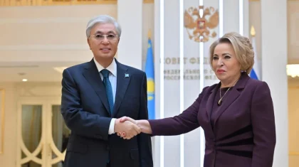 Токаев встретился с Валентиной Матвиенко