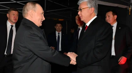 Касым-Жомарт Токаев и Владимир Путин тепло попрощались