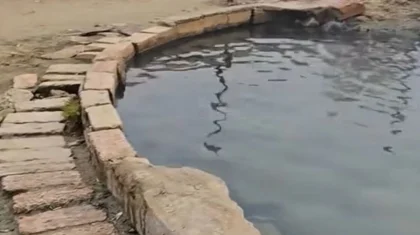 Радоновый источник в Актау превратился в свалку (ВИДЕО)