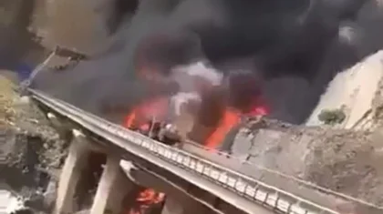 Автобус с 42 паломниками сгорел в Саудовской Аравии, выжил только один