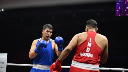 Сапарбай и Магауяева выиграли бронзу на финальном этапе Кубка мира по боксу