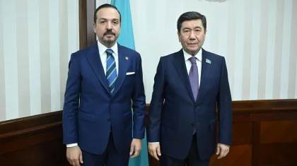 Председатель партии «AMANAT» принял заместителя председателя партии справедливости и развития Турции