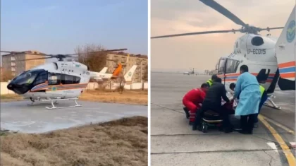 Выжившего в страшном пожаре с 12 погибшими в Алгабасе доставили вертолетом в Шымкент