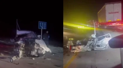 Двигатель выбросило на «встречку»: жуткое смертельное ДТП произошло в Алматинской области (ВИДЕО)