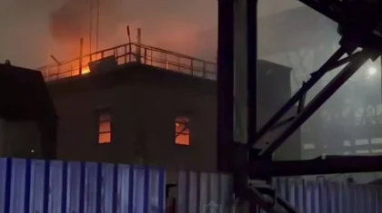 Пожар на территории свинцового завода потушили в Усть-Каменогорске