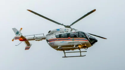 Выжившую в страшном пожаре девочку доставили санавиацией в Шымкент