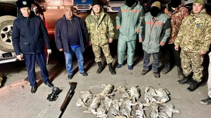Браконьеров задержали с добычей на территории заповедника в Алматинской области