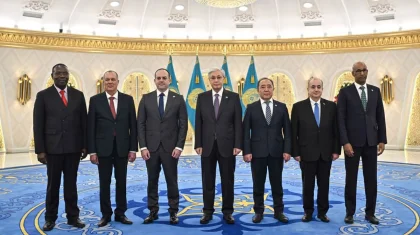 Токаев принял верительные грамоты шести иностранных послов (ВИДЕО)