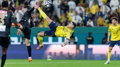 Криштиану Роналду забил 954-й гол в карьере ударом через себя (ВИДЕО)