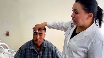 Опытный солдат потерял глаз перед родными на присяге в Жамбылской области