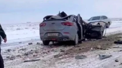 Три человека погибли в ДТП на востоке Казахстане (ВИДЕО)