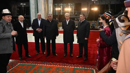 Токаев, Путин, Рахмон и Лукашенко провели неформальную встречу в резиденции Жапарова