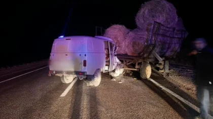 Столкновение УАЗа с трактором закончилось трагедией в Павлодарской области
