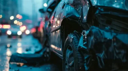 Пьяный водитель на Mercedes протаранил остановку в Алматы: есть пострадавший (ВИДЕО)