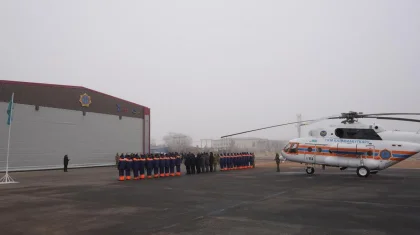 Первый авиационный отряд МЧС Казахстана начал работать в Улытау