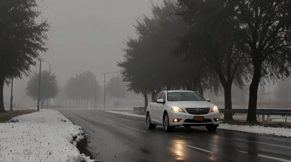 Погодные условия ухудшатся на автодорогах в трех областях Казахстана