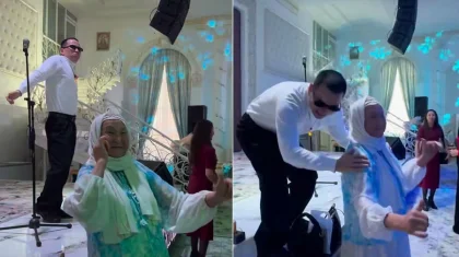 Ажешка зажигательно станцевала с певцом Alem под его современный хит (ВИДЕО)