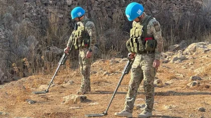 Голанские высоты: казахстанские саперы уничтожили больше тысячи взрывных устройств (ФОТО)