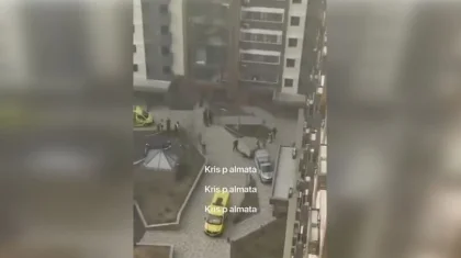 Человек разбился насмерть, упав с 11-го этажа в центре Алматы (ВИДЕО)