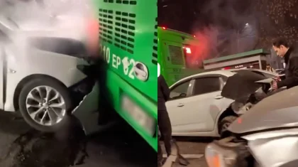 В массовом ДТП с автобусом в Алматы пострадал подросток (ВИДЕО)