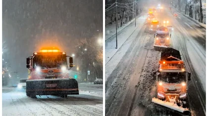 Алматы накрыл мощный снегопад: выпало 35 сантиметров за ночь